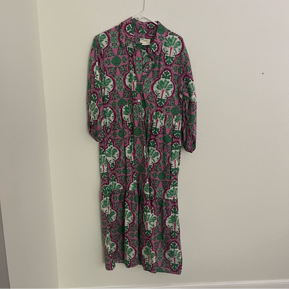 Bettina Tiered Shirt Dress by Maeve